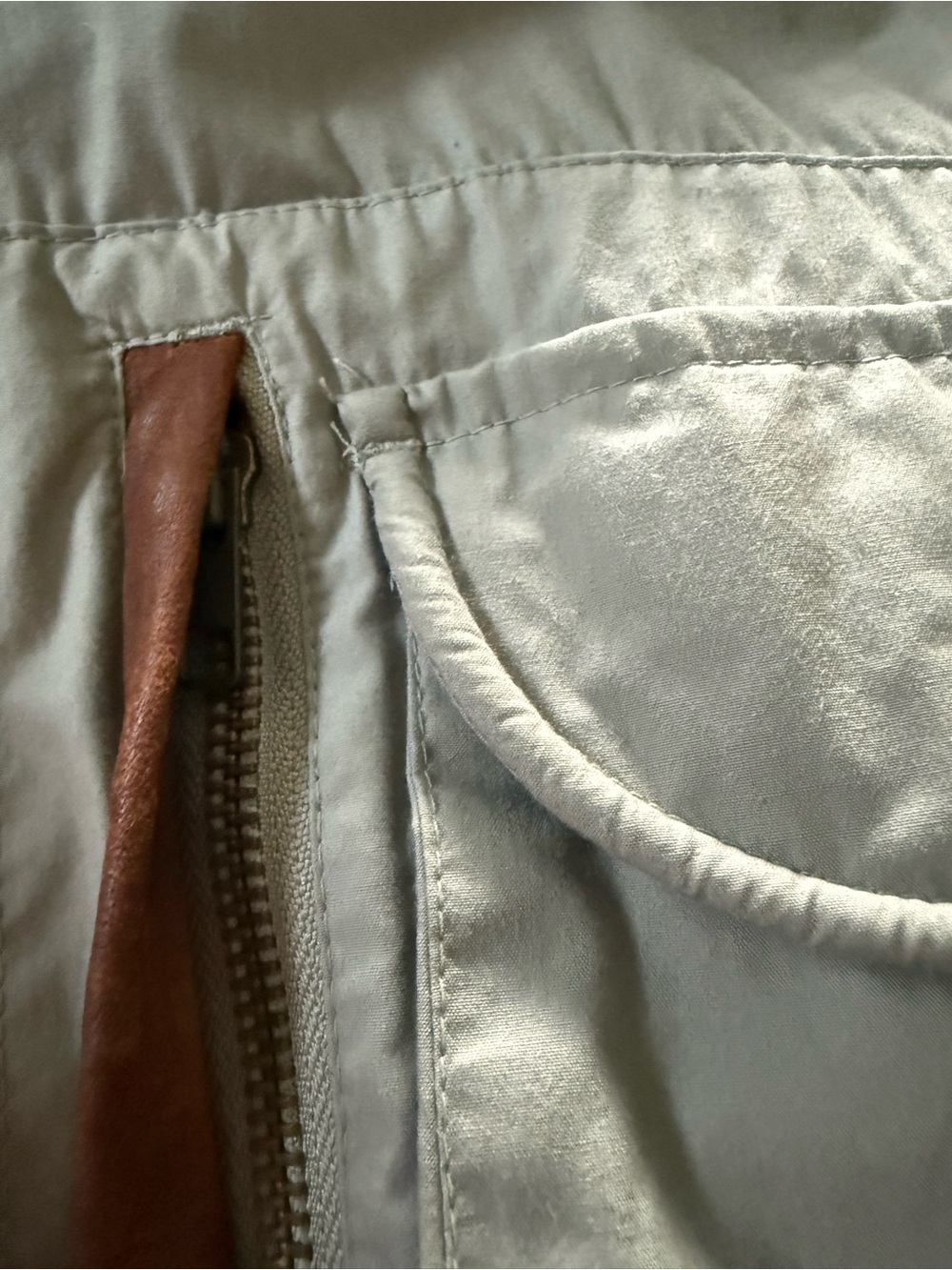 Gant Field Jacket with Brown Leather Collar - Picture 4 of 13